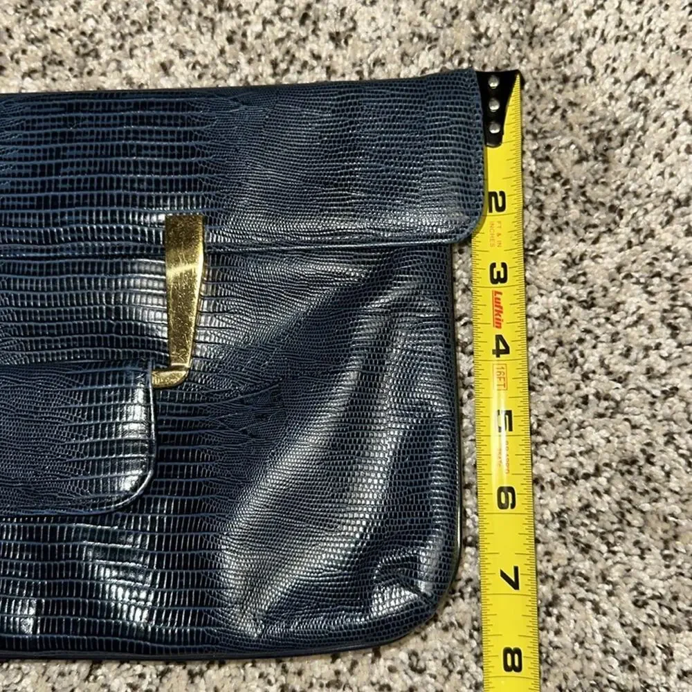 Gorgeous Vintage HILF Navy Handbag